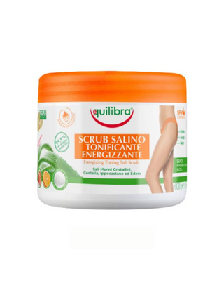 Tonizujúci telový soľný peeling s chladivým účinkom Equilibra