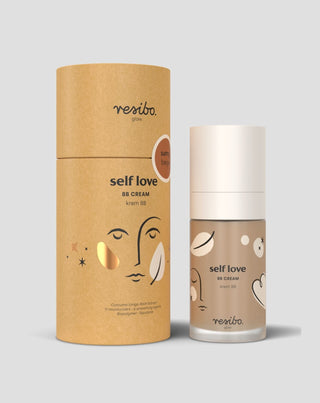 Prírodný a ekologický pleťový krém BB Self Love v Sunny Beige 30 ml Resibo - 2