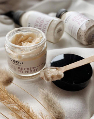 Nočný krém na tvár s lipidovou ochranou Second skin Repair by night Veoli Botanica - 2