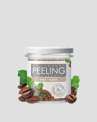 E-Fiore prírodný cukrový peeling bambucké maslo a káva na zníženie pomarančovej kôry - 1