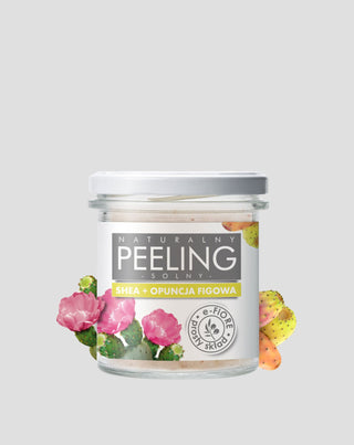 Prírodný soľný peeling s bambuckým maslom z opuncie a vitamínom E silne spevňujúci E-Fiore - 1