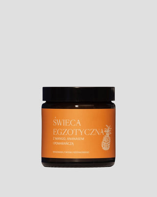 Exotická ručne vyrábaná okrúhlica s vôňou manga, ananásu a pomaranča Mglife - 1