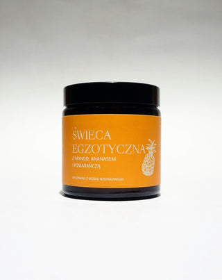 Exotická ručne vyrábaná okrúhlica s vôňou manga, ananásu a pomaranča Mglife - 3