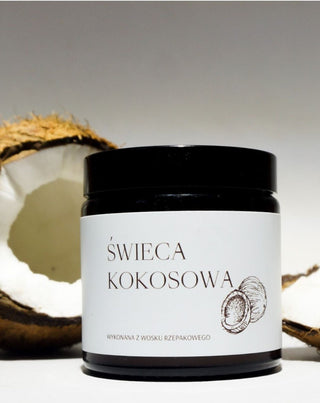 Vegánska okrúhlica s bavlneným knôtom s kokosovou vôňou 120 ml MgLife