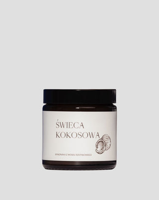 Vegánska okrúhlica s bavlneným knôtom s kokosovou vôňou 120 ml MgLife