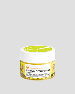 Prírodný dezodorant v kréme - zdravý dezodorant ľan & Paczula Opcja Natura - 1