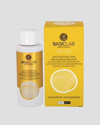 Regeneračné sérum pre suchú a zrelú pleť so 6% koenzýmom Q10 Esteticus BasicLab