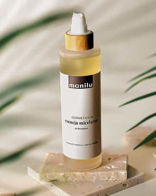 Osviežujúca micelárna odličovacia esencia upokojujúca podráždenie s D-panthenolom Manilu - 2