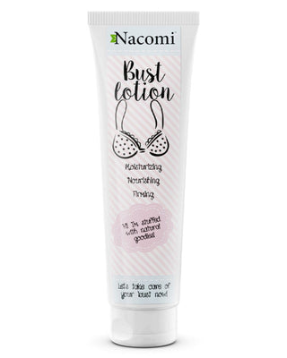 Poprsie Lotion Spevňujúce mlieko na starostlivosť o poprsie s bambuckým maslom a extraktom z palmy Nacomi Sabal
