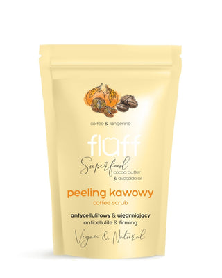 Suchý telový peeling so soľou z Mŕtveho mora a kávou z Fluff