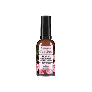 Ružový olej na tvár a telo obohatený o makadamový olej Vis Plantis - 1