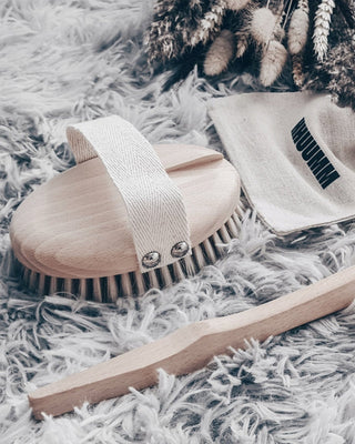 Kefka na masáž tela s atawovým vláknom z bukového dreva a odnímateľnou tyčinkou č. 2 Hhuumm - 2