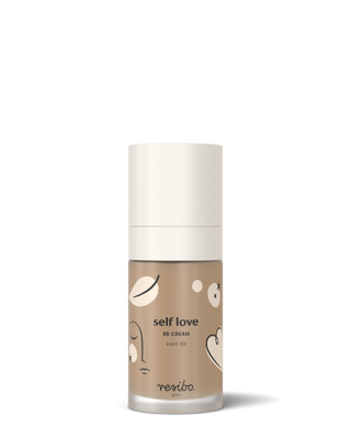 Prírodný a ekologický pleťový krém BB Self Love v Sunny Beige 30 ml Resibo