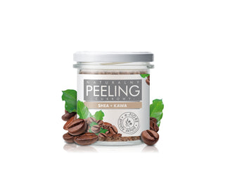 E-Fiore prírodný cukrový peeling bambucké maslo a káva na zníženie pomarančovej kôry