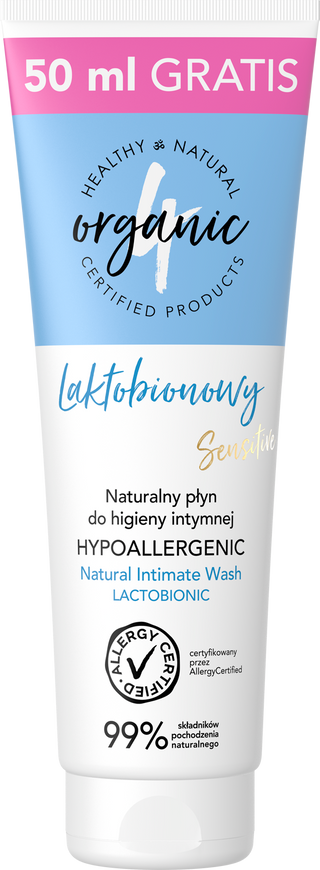 Prírodný krém na intímnu hygienu Lactobion s aloe vera v tube 4organic