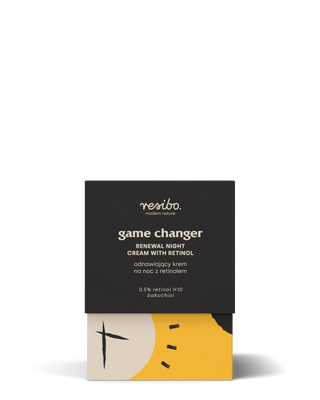 Prírodný pleťový krém s retinolom Game Changer 30 ml Resibo