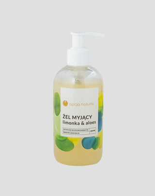 Gél na čistenie tela a tváre Limetka a Aloe 100 % prírodný Opcja Natura - 1