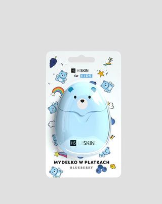 Vločkové mydlo pre deti modré Blueberry HiSkin for Kids 50 ks - 1