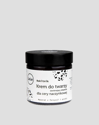 Pleťový krém na cievnu pokožku s rakytníkovým olejom na posilnenie cievnych stien La-Le - 1