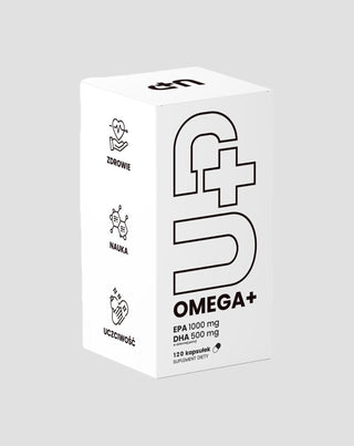 Doplnok stravy Up Omega+ UP Omega-3 Nenasýtené mastné kyseliny Health Pharma 120 kapsúl - 1