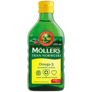 Moller's Norwegian Trank s citrónovou príchuťou a 600 IU vitamínu D3 - 1