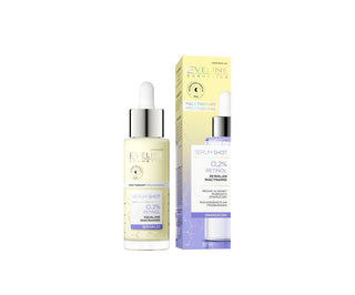 Ošetrenie proti vráskam 0,2% retinolom a niacínamidom Sérum Shot Eveline Cosmetics