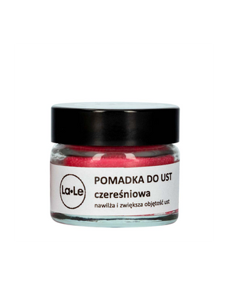 Upokojujúci a ochranný čerešňový rúž s komplexom na zväčšenie pier La-Le - 1