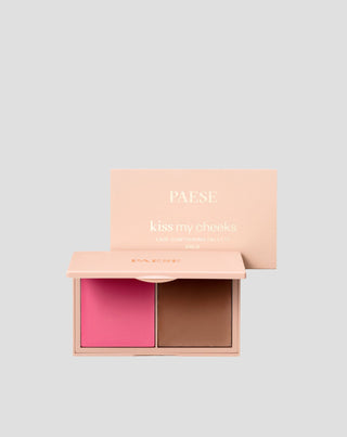 Paleta na kontúrovanie tváre Kiss my cheeks cold Paese cream - 3