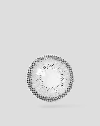 Šedé grafitové farebné kontaktné šošovky, nedioptrické mesačné, grey moons no. 3 Ovio - 2