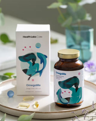 OmegaMe mastné kyseliny Omega3, EPA a DHA z rýb podporujúce prácu srdca a mozgu Starostlivosť o zdravotné laboratóriá