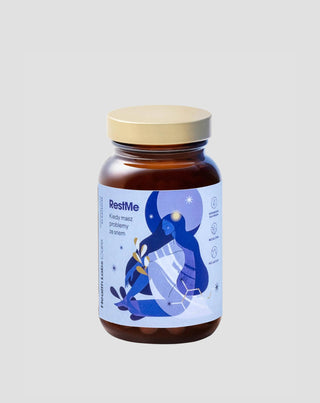 Doplnok pre pokojný spánok a upokojenie nervov RestMe 60 kaps Health Labs Care