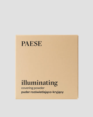 Rozjasňujúci a krycí lisovaný púder na tvár 2C natural Illuminating Paese