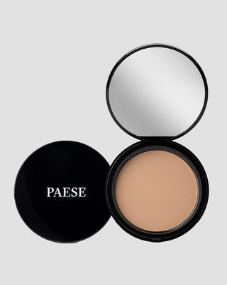 Rozjasňujúci a krycí lisovaný púder na tvár 2C natural Illuminating Paese