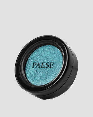 Saténový očný tieň Colour mood vo farbe oceánu s trblietavými škvrnami 28 Ocean by Paese