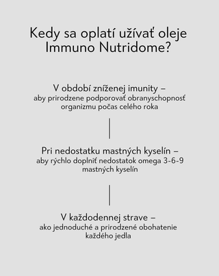 Oleje na imunitu s omega 3-6-9 v tekutej forme Immuno Nutridome 250 ml - 5