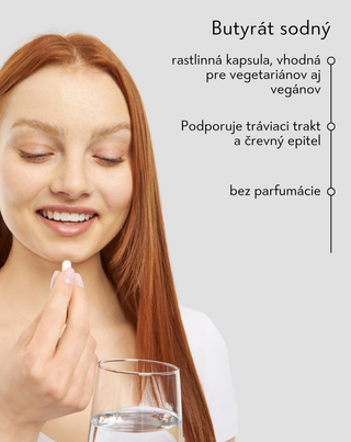 Butyrát sodný 620 mg/deň na črevá, zápaly a poruchy bakteriálnej flóry Nutridome 60 ks - 2