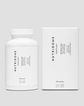 Spirulina morské riasy tablety na čistenie tela Nutridome 180 kapsúl - 2