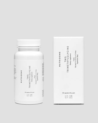 Trimetylglycín Betaín TMG na metabolizmus homocysteínu a podporu kardiovaskulárneho systému Nutridome 60 ks - 2