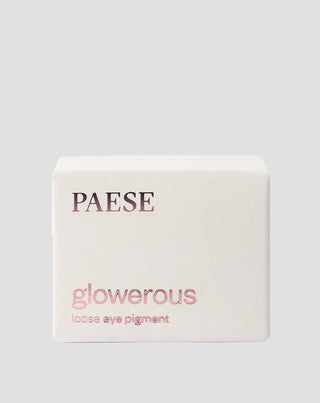 Púdrový, rozjasňujúci očný pigment Glowerous gold rose Paese
