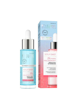 Hydratačné ošetrenie 2% kyselina hyalurónová s vitamínom b5 Sérum Shot Eveline Cosmetics