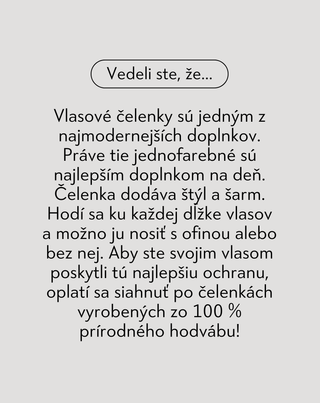 Hodvábna čelenka do vlasov zo 100 % prírodného hodvábu čierna Twisty - 4