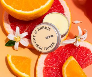Botanický krémový parfém pomarančový kvet a grapefruit s jojobovým olejom a voskom Neroli Auna