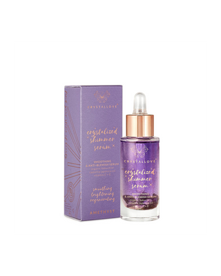 – Pleťové sérum s ametystom a bakuchiolom – Amethyst shimmer serum Crystallove