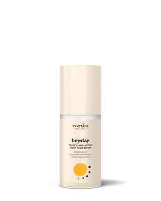 Výživné, rozjasňujúce sérum na tvár Heyday s antioxidantmi a triple vit. C 30 ml Resibo