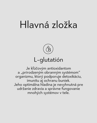 Glutatión GSH v kapsulách antioxidant na podporu imunitného systému Nutridome 60 ks - 3