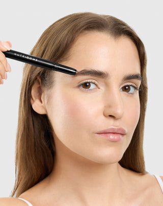 Hnedý vosk na obočie s ricínovým olejom s efektom laminovania Nutridome - 2