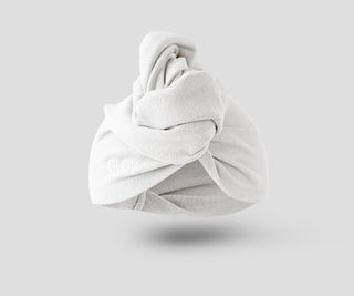 Biele vlasy, turban, skrátenie, doba schnutia pre všetky typy vlasov Vlasový zábal Glov - 1