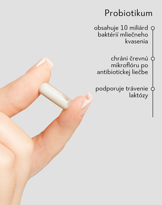 Probiotiká s 10 miliardami baktérií mliečneho kvasenia a vlákninou PRO 10 BIOTIC Nutridome 60 kapsúl - 2