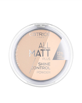 Všetky matné Plus Shine Control Powder 010 zmatňujúci púder v priehľadnej katrice