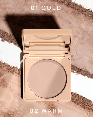 Praškový bronzer Selfglow 02 Warm s aktívnymi zložkami na kontúrovanie tváre Paese - 4